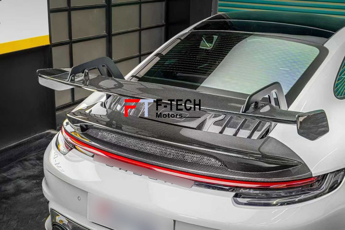 GT3 Style Dry Carbon Rear Wing Spoiler For Porsche 911 992.1 Carrera 4 S 2019 - 2024