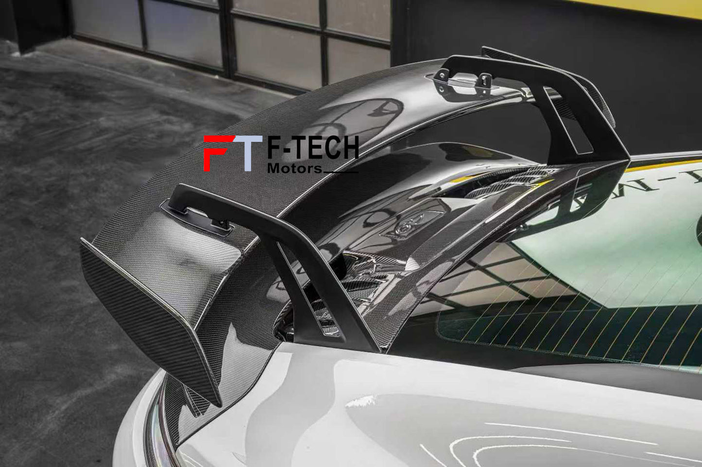GT3 Style Dry Carbon Rear Wing Spoiler For Porsche 911 992.1 Carrera 4 S 2019 - 2024