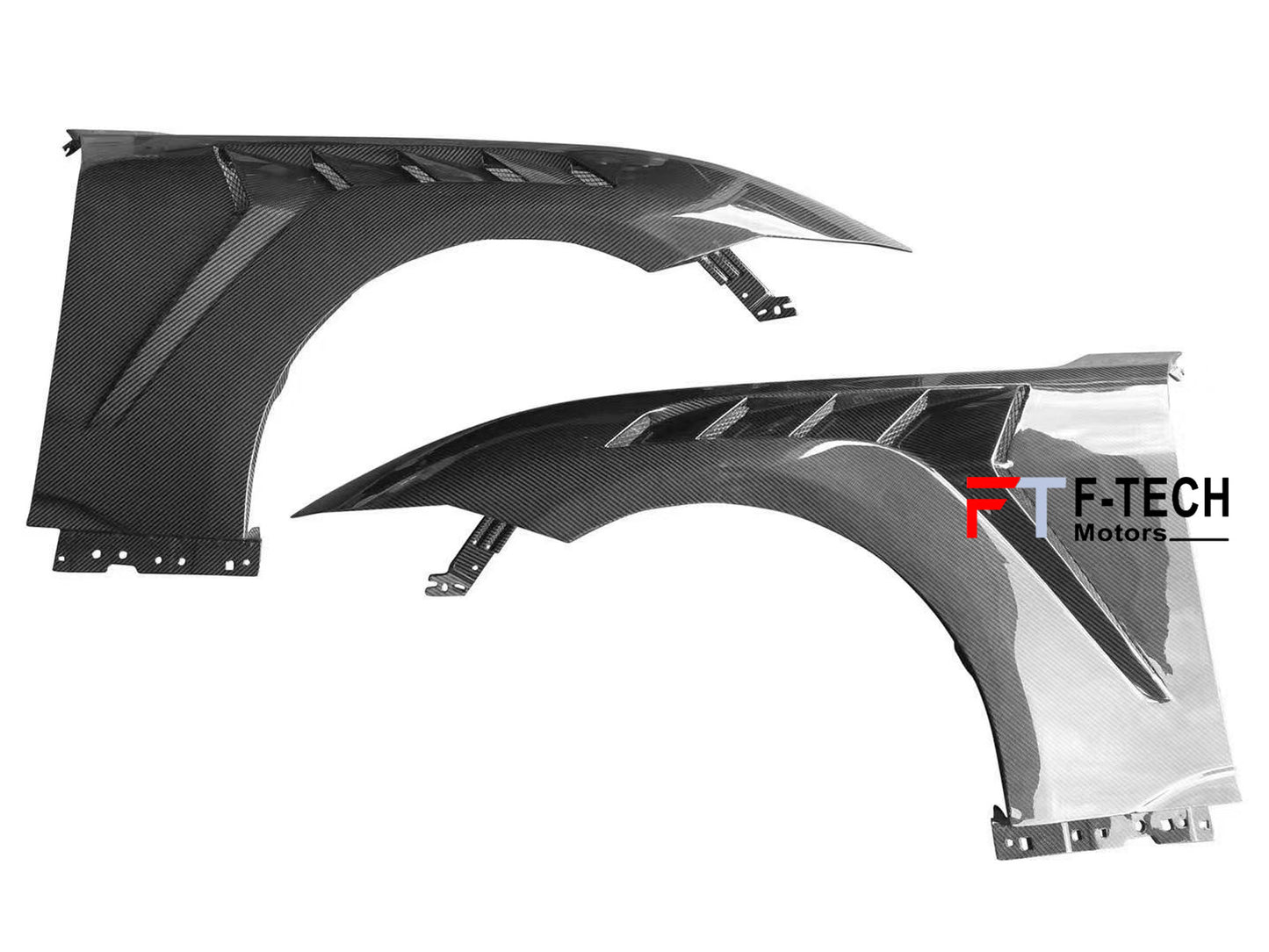 Dry Carbon Fiber Front Fenders For Ford Mustang S650 2024+ GTD