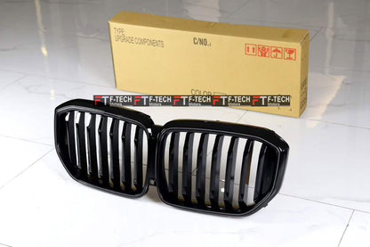 Gloss Black Illuminated LED Front Grille For BMW X5 G05 LCI 2019 - 2027