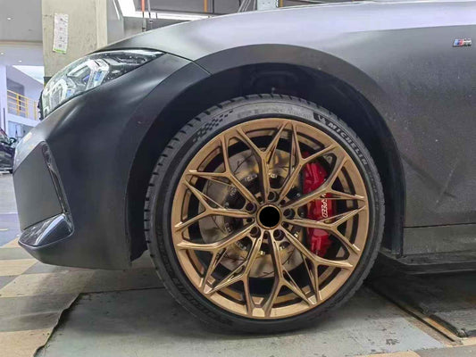 Forged Wheels Rims For BMW M2 G87 F87 M3 G80 F80 M4 G82 F82 M5 G90 F90  Golden Frozen