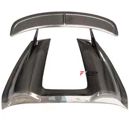 Dry Carbon Fiber Hump Style Trunk Deck Lid Spoiler for Porsche 718 Boxster 981 2013 - 2016