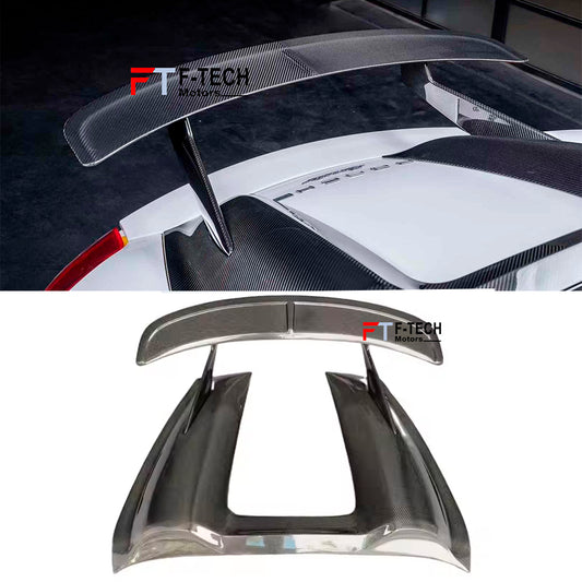 Dry Carbon Fiber Hump Style Trunk Deck Lid Spoiler for Porsche 718 Boxster 981 2013 - 2016