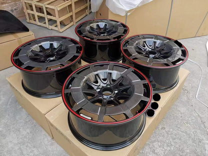 Carbon Surface Monoblock Custom Forged Alloy Wheels For Mercedes Benz G Class W463 W464 G55 G350D G500 G550 AMG 2000 Present