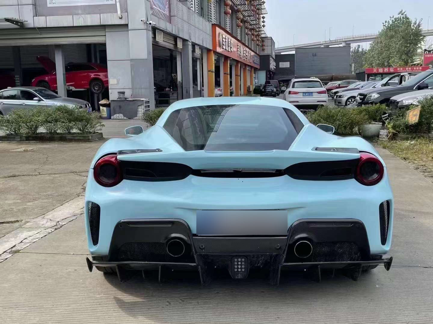 Upgrade Convert Ferrari 488 to Ferrari 488 Pista Body Kit 2015-2019