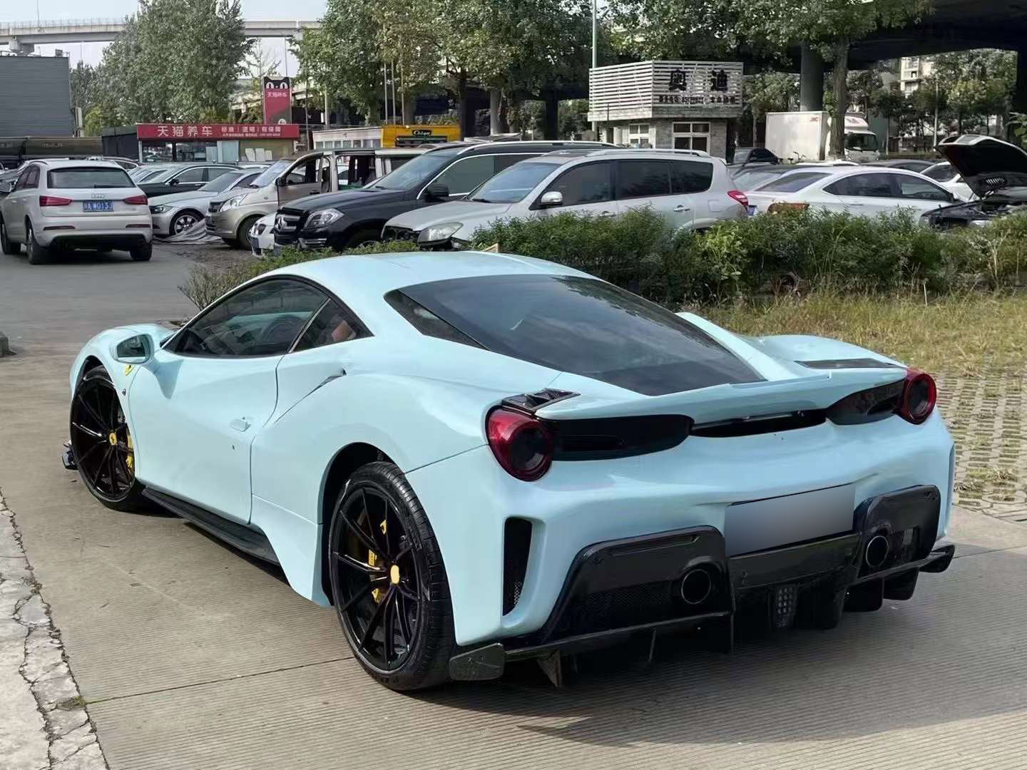 Upgrade Convert Ferrari 488 to Ferrari 488 Pista Body Kit 2015-2019