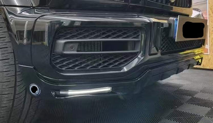 BRS Style Carbon Front Lip with LED Lights for Mercedes Benz G-class W463A W464 G63 G550 AMG 2019 Present