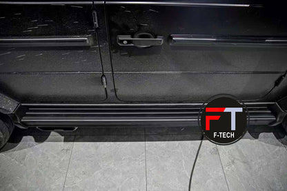 Black Side Step Bars fits Mercedes Benz G-class W464 G63 AMG 2018-2023