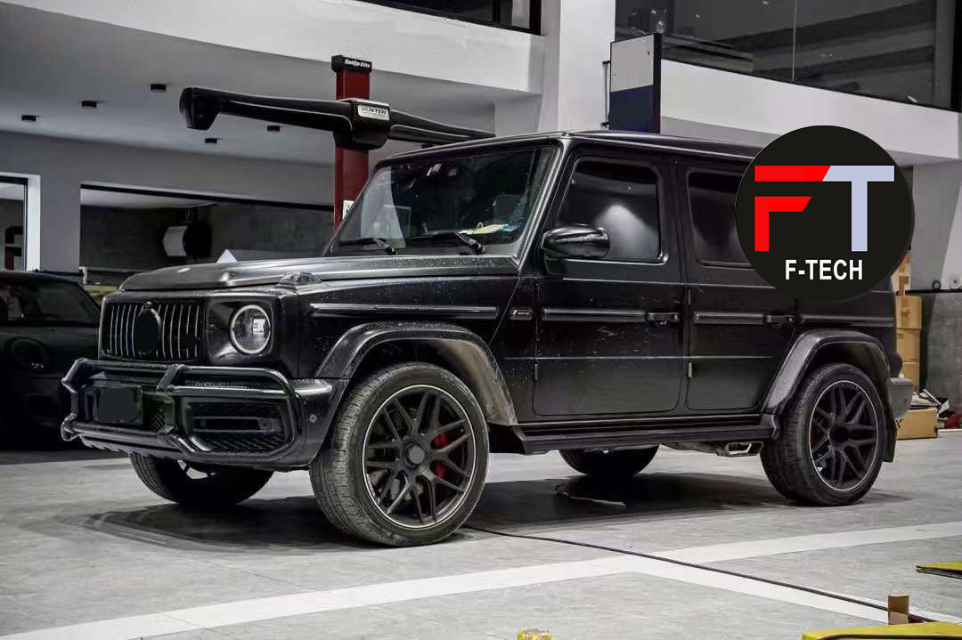 Black Side Step Bars fits Mercedes Benz G-class W464 G63 AMG 2018-2023