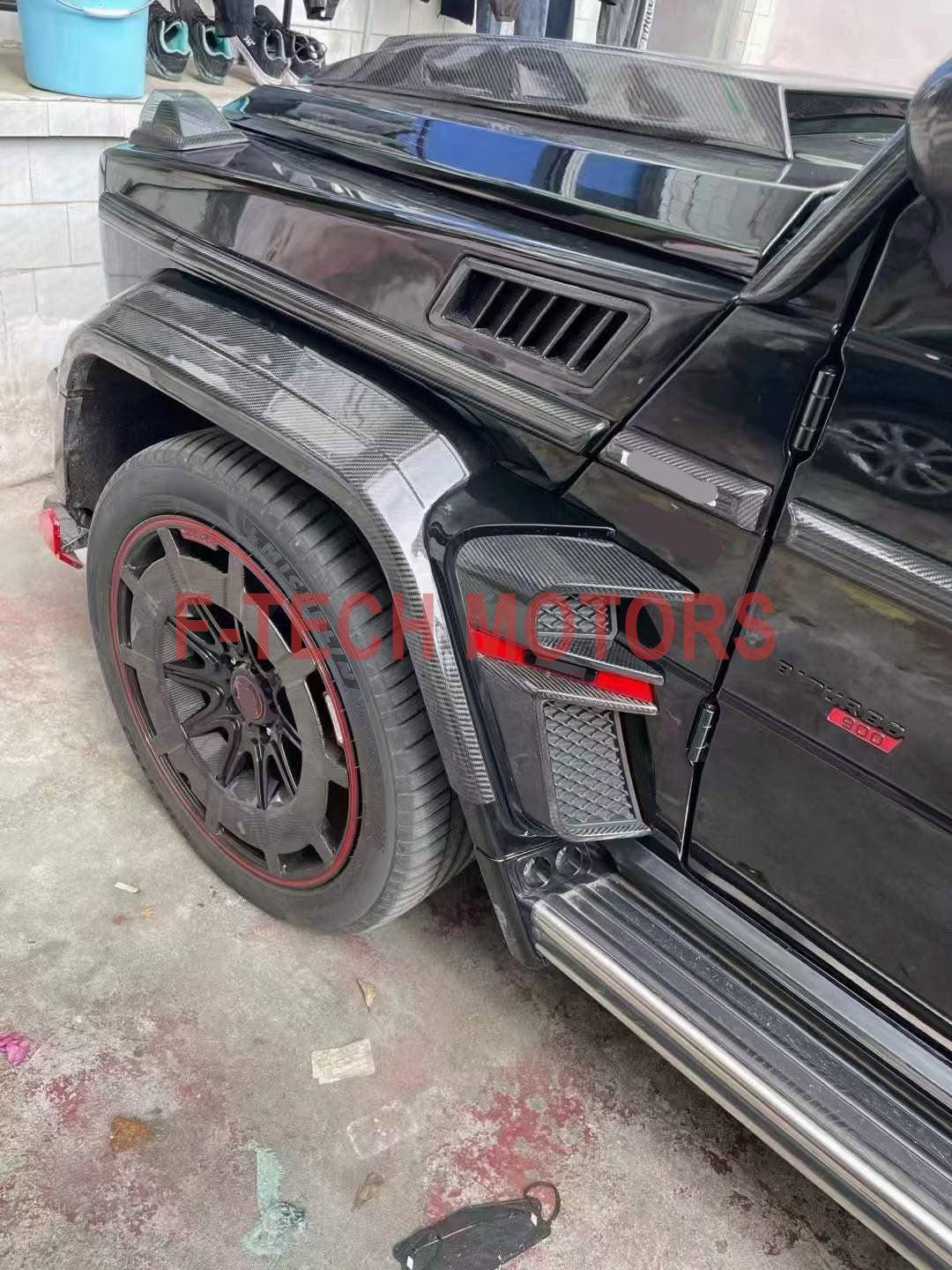 Full Conversion Brabus G900 Rocket Edition Wide Body Kit fit Mercedes Benz G-Class W463A W464 G63 AMG 2018 Present