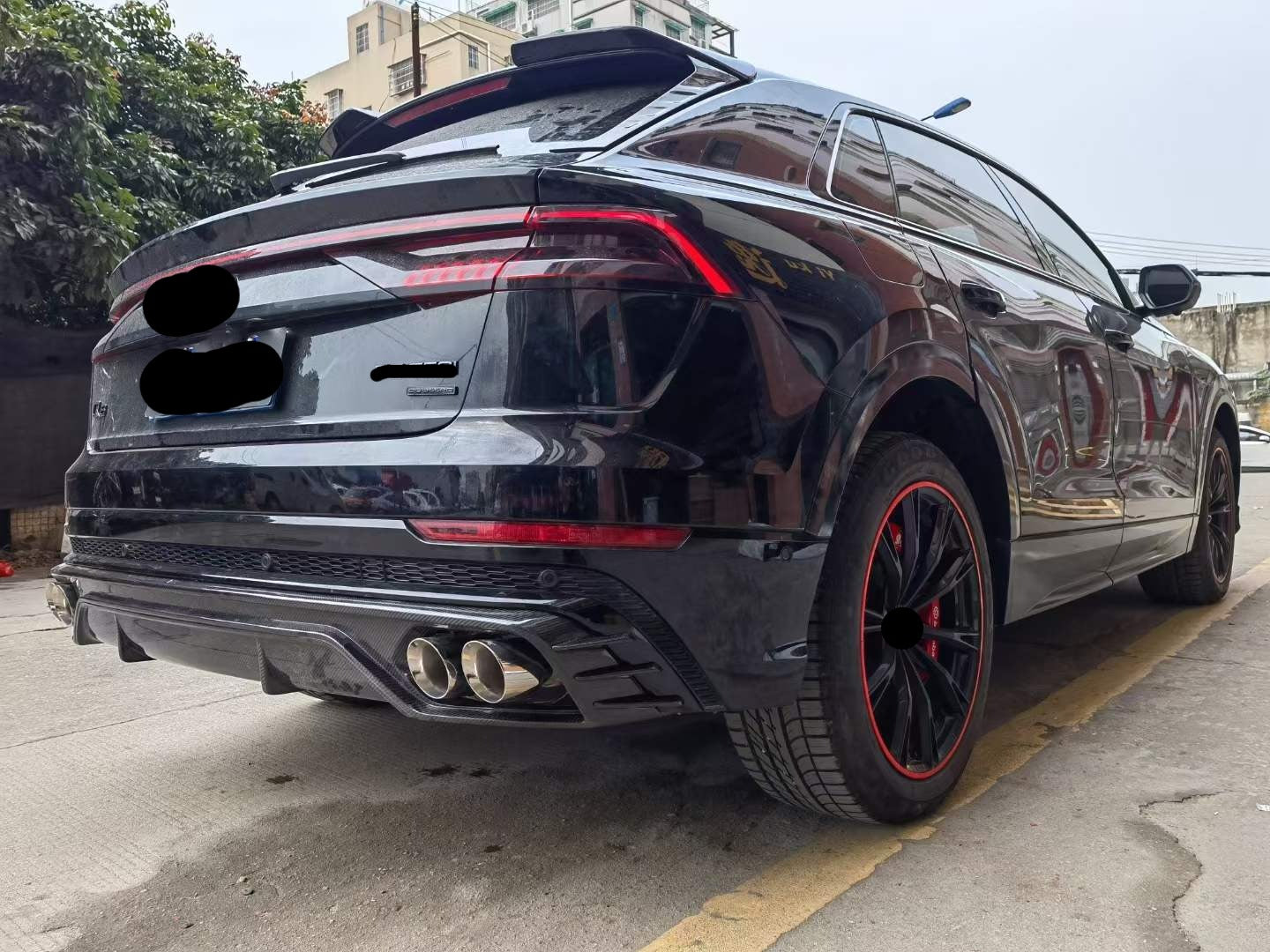 Carbon fiber body kit fit Audi Q8 2019-2023 ABT design