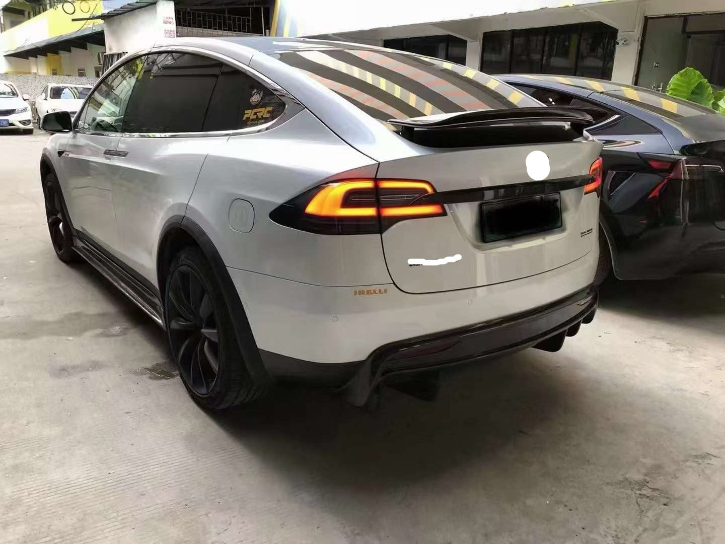 Carbon Body kit for Tesla Model X 2015-Up Front Spoiler | Side Skirts | Under Rear | Diffuser Spoiler