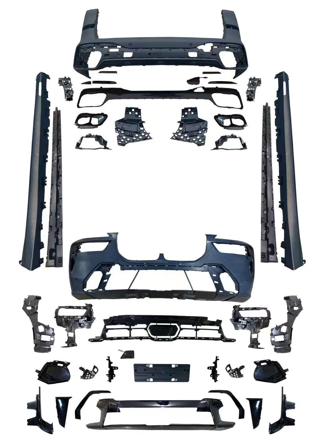 New BMW X7 G07 LCI M60i 2023-Up M-Mech Convert Upgrade Body Kits Full Conversion