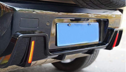 Rock style Rear splitter diffuser with LED light fit new Land Rover Defender L663 90 / 110 2020-Up