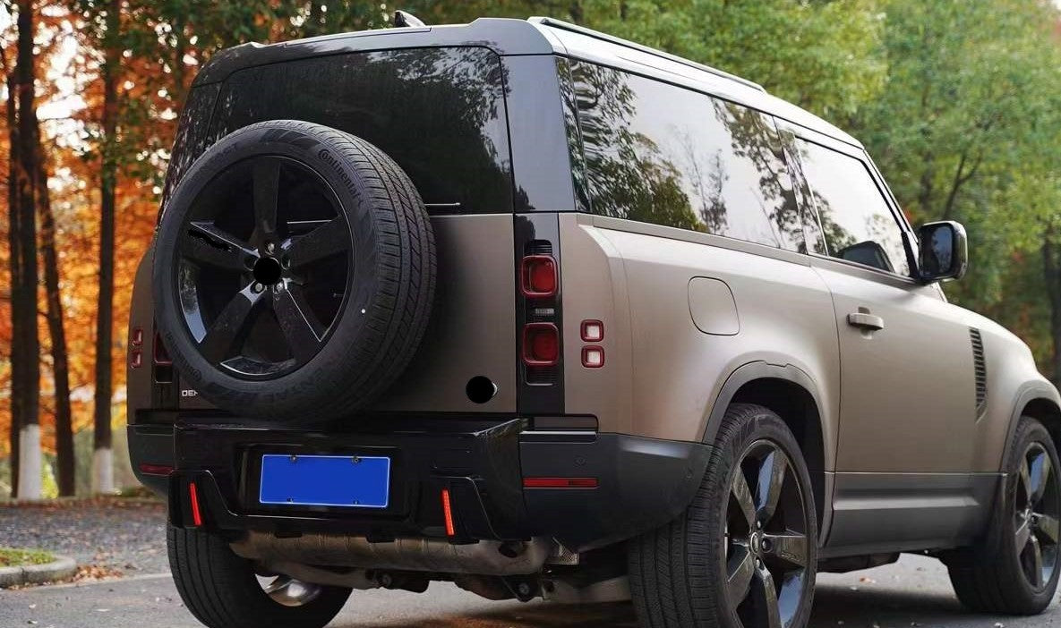 Rock style Rear splitter diffuser with LED light fit new Land Rover Defender L663 90 / 110 2020-Up