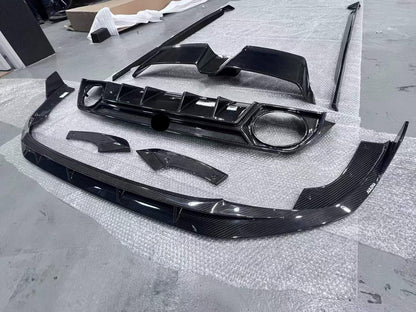 Dry carbon fiber body kit fit Audi RS3 8Y 2021-2024 aulena