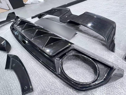 Dry carbon fiber body kit fit Audi RS3 8Y 2021-2024 aulena