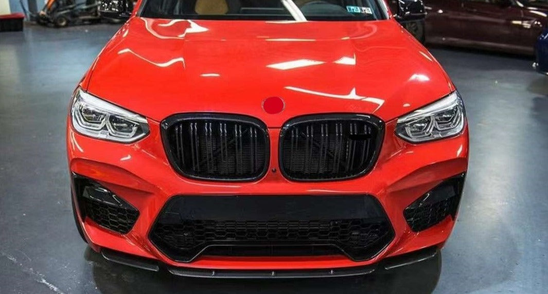 Front lip splitter fit BMW X3M F97 X4M F98 2020UP Rock style