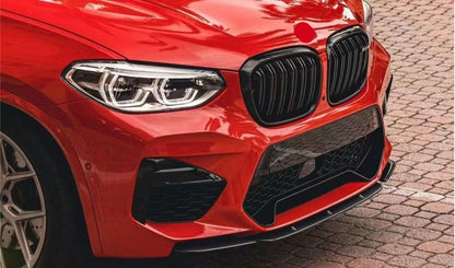 Front lip splitter fit BMW X3M F97 X4M F98 2020UP Rock style