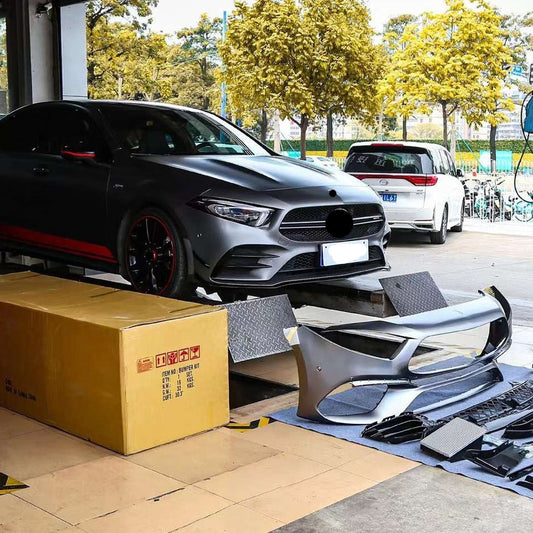 A45S AMG upgrade body kit fit Mercedes Benz A Class W177 2022UP
