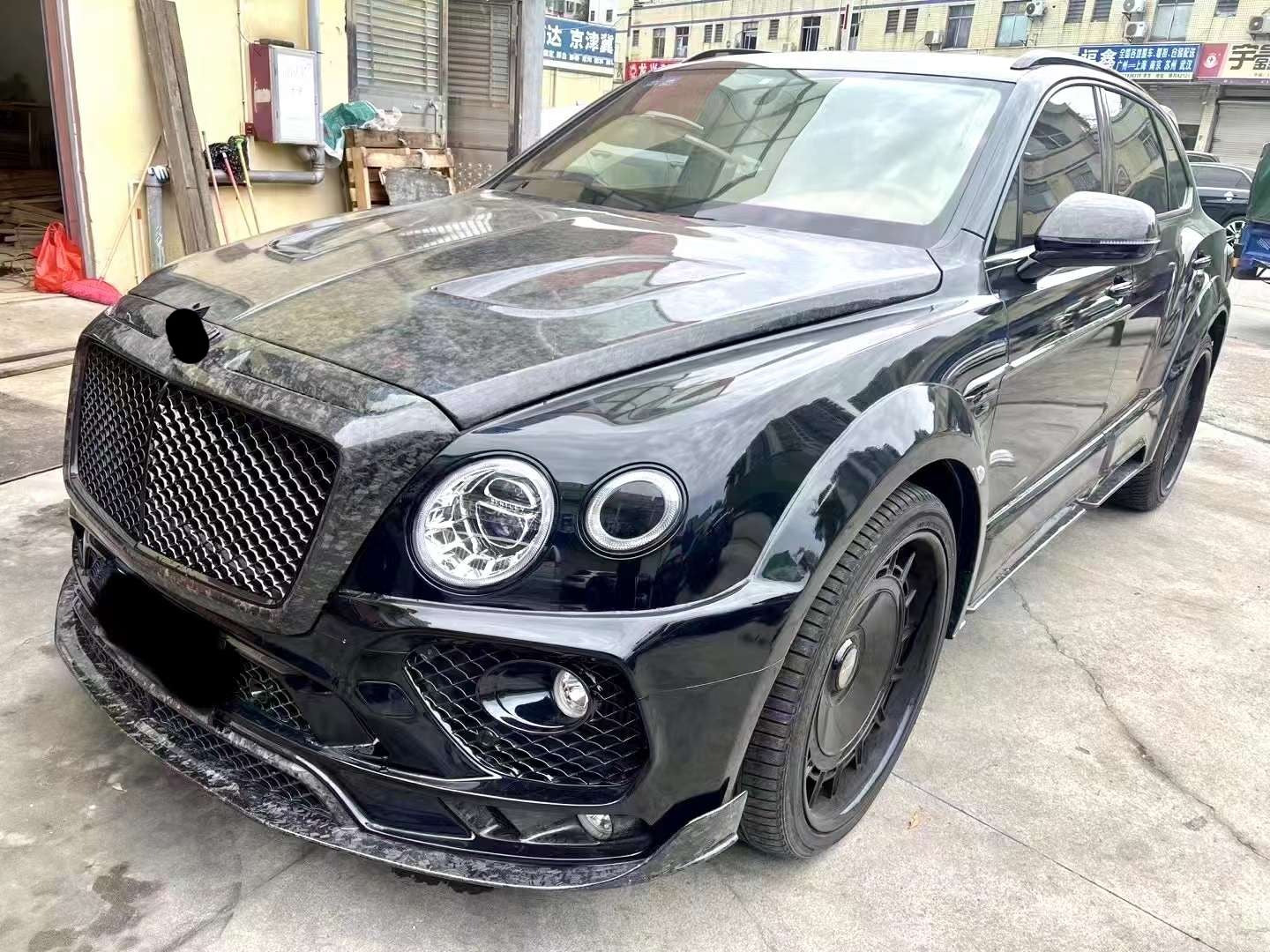 Forged carbon fiber wide body kit fit Bentley Bentayga 2015-2020 MSY style