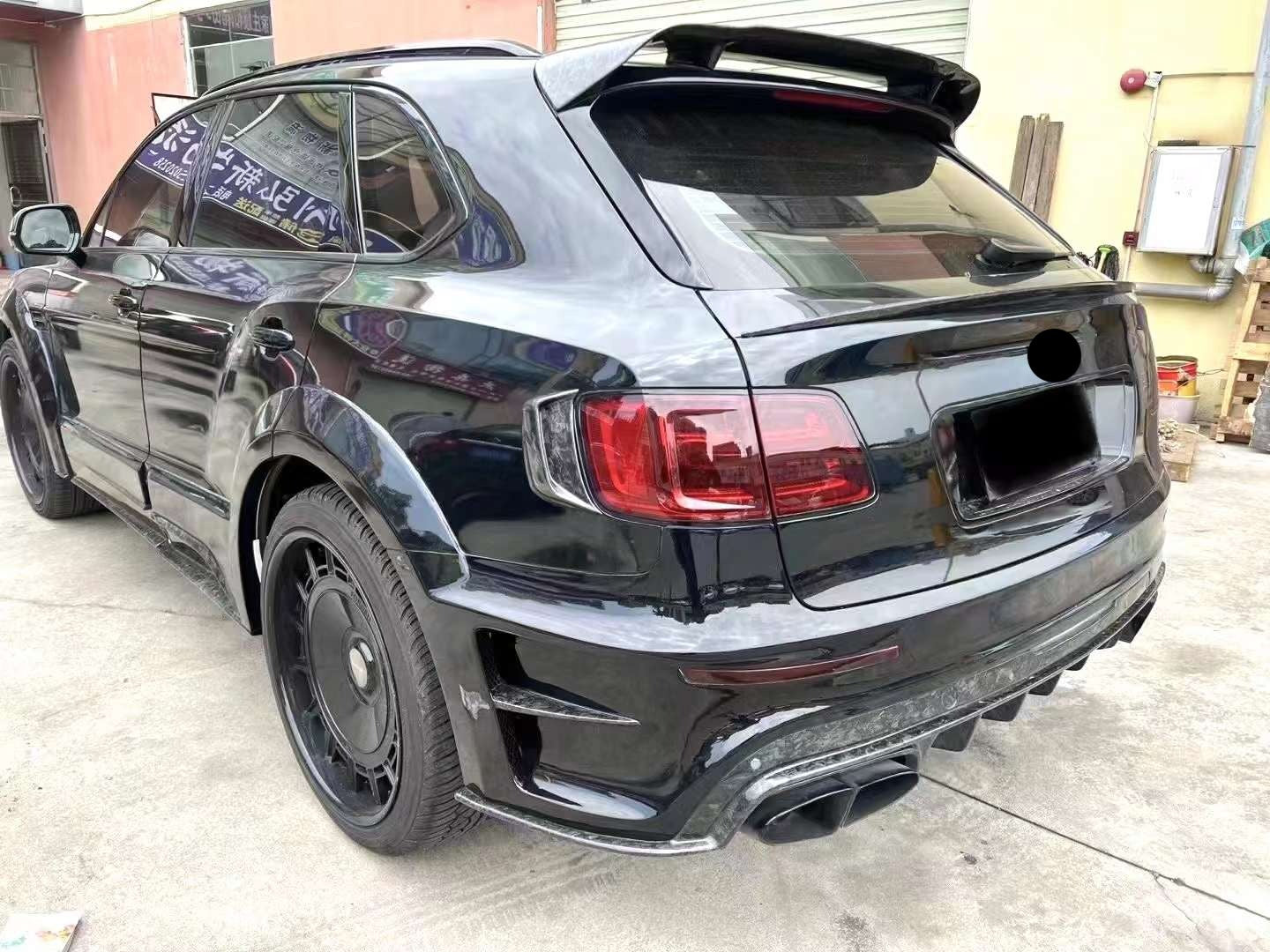 Forged carbon fiber wide body kit fit Bentley Bentayga 2015-2020 MSY style