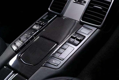 Dry carbon fiber interior trim kit covers fit Porsche Panamera 970 2010-2016