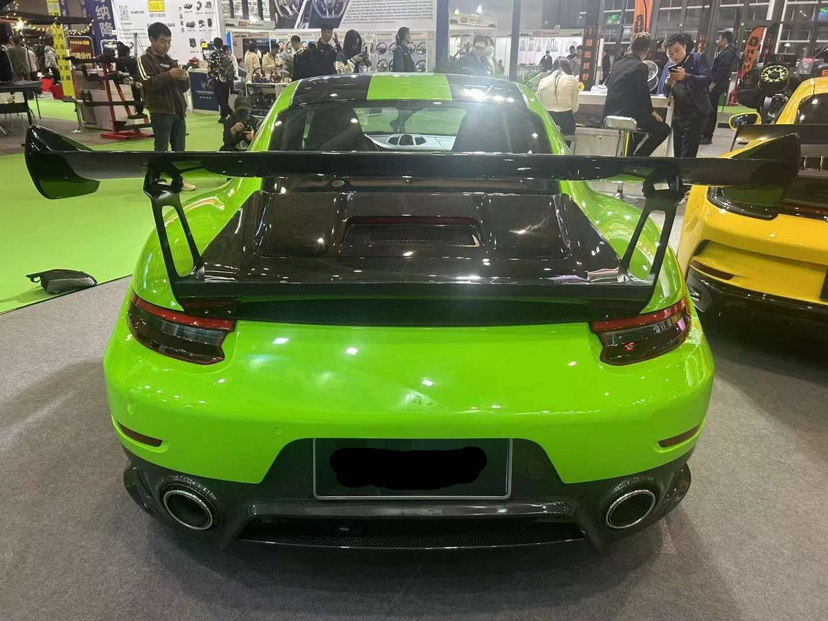 Gt2 Rs Rear Wing GT2 RS dry carbon fiber wing rear spoiler fit Porsche 911 991.2 Turbo ...