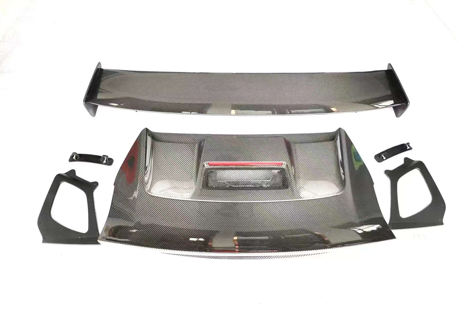 GT2 RS dry carbon fiber wing rear spoiler fit Porsche 911 991.2 Turbo 2015-2018