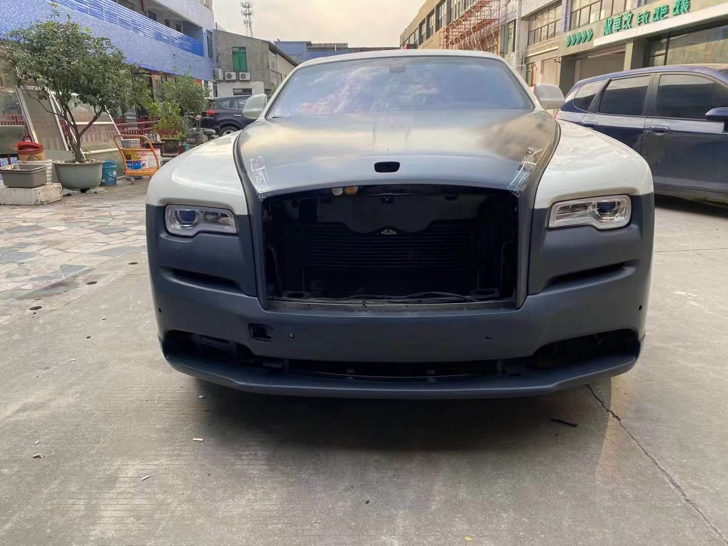 Body kit Old Rolls Royce Ghost 2010-2014 first gen Upgrade to Rolls Royce Ghost 2014-2020 second gen