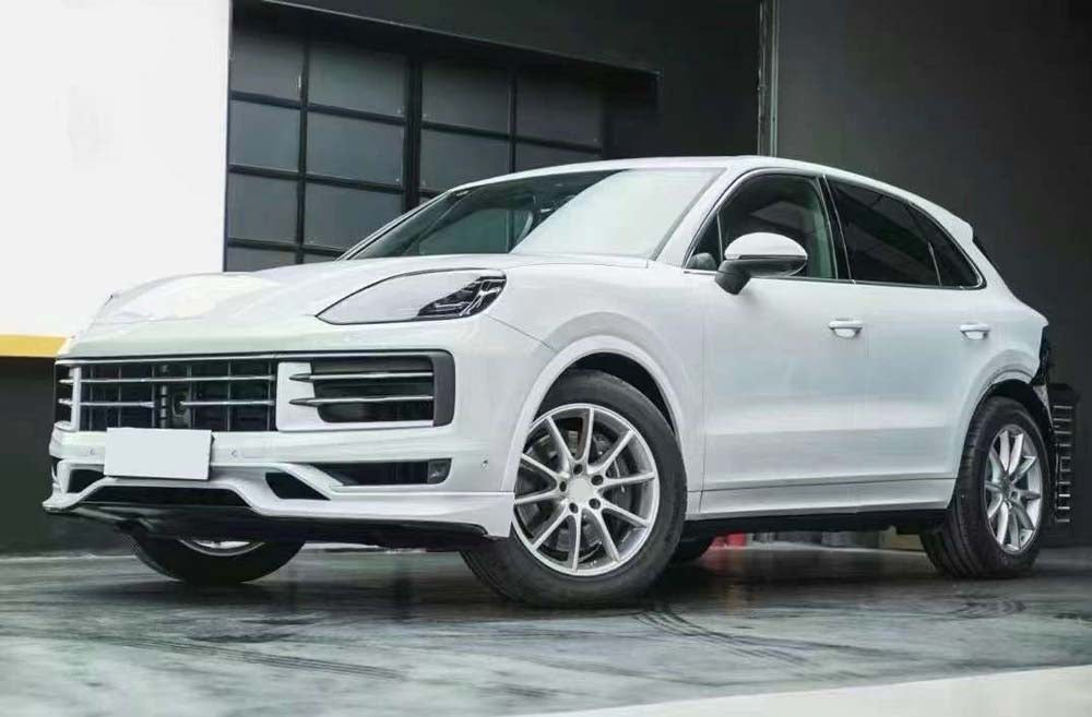 Front lip spoiler kit fit new Porsche Cayenne 2023 Present TKT Techart