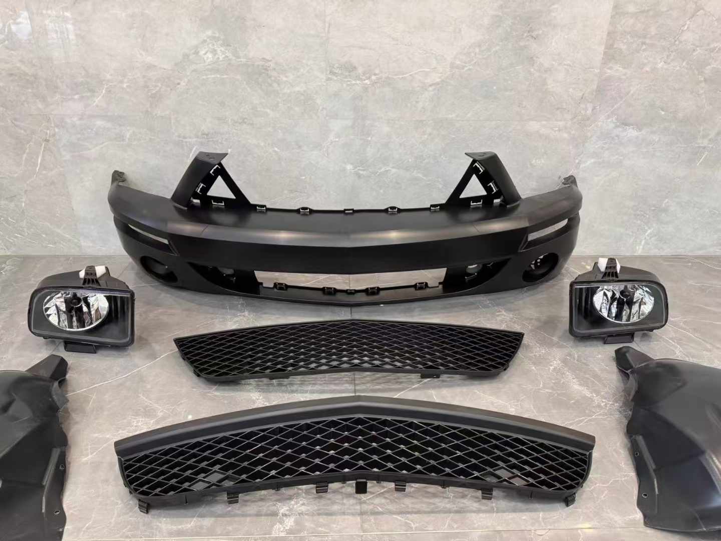 Upgrade front bumper headlight kit for Ford Mustang 2005-2009 to GT500