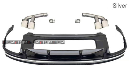 Audi SQ7 Rear Diffuser With Exhaust Tips For Audi Q7 2024+