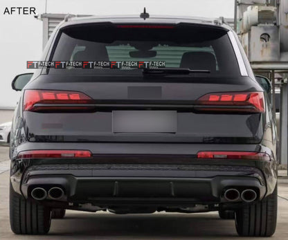 Audi SQ7 Rear Diffuser With Exhaust Tips For Audi Q7 2024+