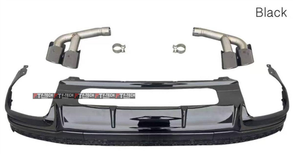 Audi SQ7 Rear Diffuser With Exhaust Tips For Audi Q7 2024+