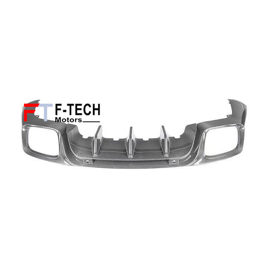 Dry Carbon Fiber Rear Difufser For Porsche Panamera 971 2017 - 2023 KDA Style