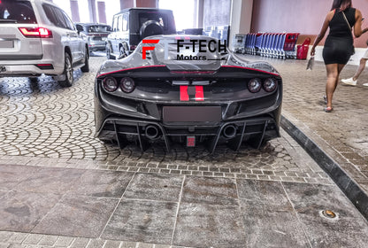 Dry Carbon Fiber Body Kit For Ferrari F8 2019 - 2023 Keyvani