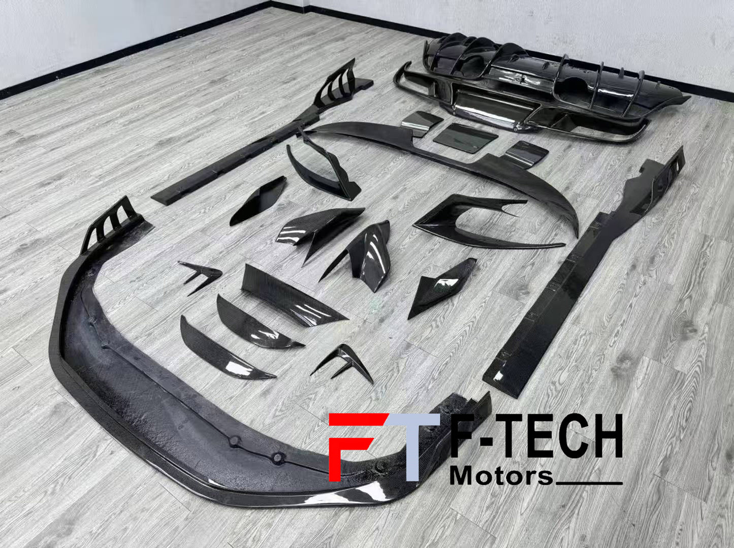 Dry Carbon Fiber Body Kit For Ferrari F8 2019 - 2023 Keyvani