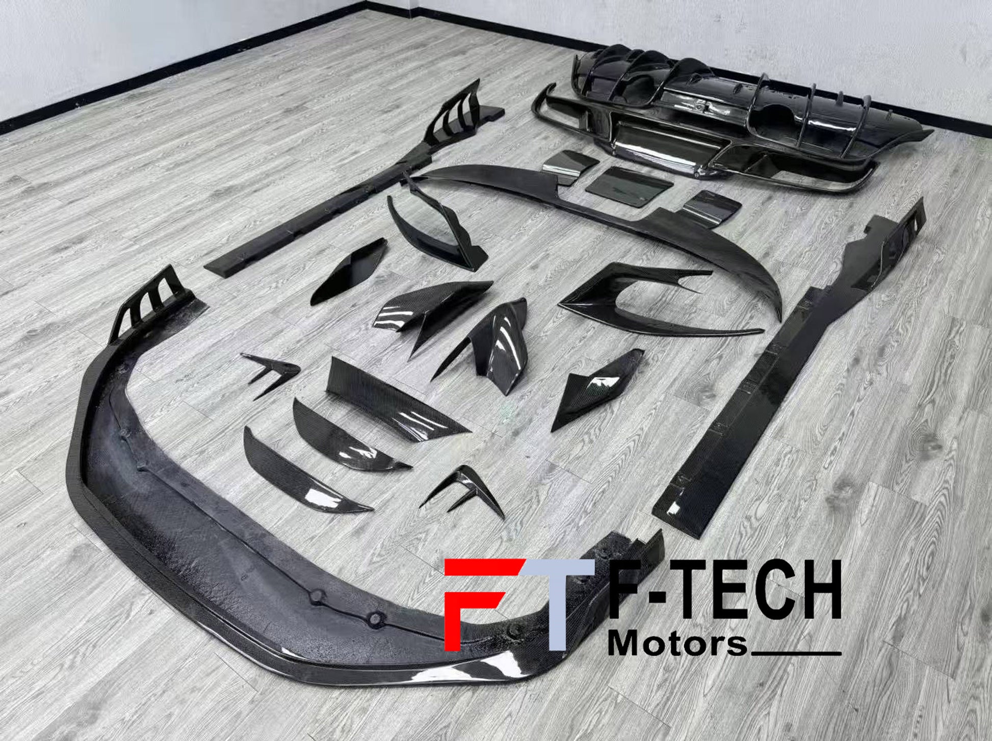 Dry Carbon Fiber Body Kit For Ferrari F8 2019 - 2023 Keyvani