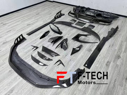 Dry Carbon Fiber Body Kit For Ferrari F8 2019 - 2023 Keyvani