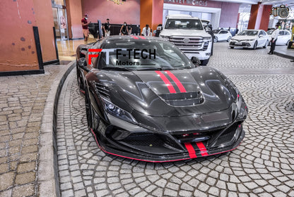 Dry Carbon Fiber Body Kit For Ferrari F8 2019 - 2023 Keyvani