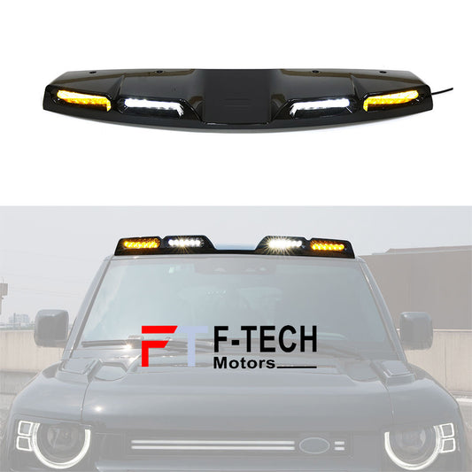 Gloss Black LED Roof Light Bar For Land Rover Defender L663 90 110 130 2020+