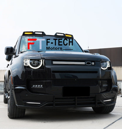 Gloss Black LED Roof Light Bar For Land Rover Defender L663 90 110 130 2020+