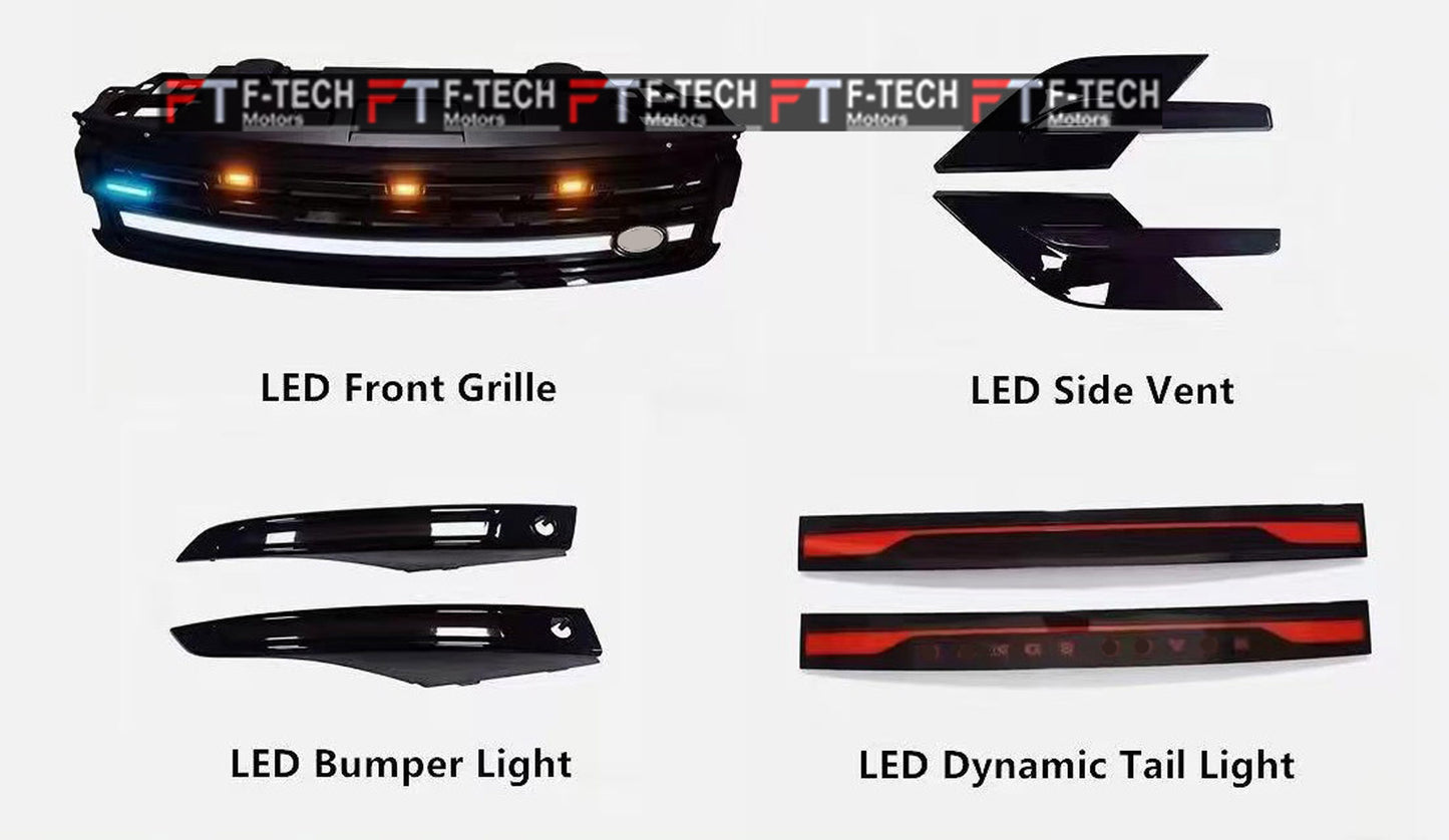 LED Illuminated Front Grille Fender Trims Tail Lights Accessories For Range Rover Sport L461 2023+