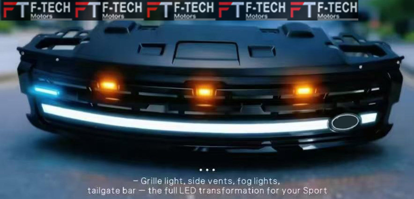 LED Illuminated Front Grille Fender Trims Tail Lights Accessories For Range Rover Sport L461 2023+