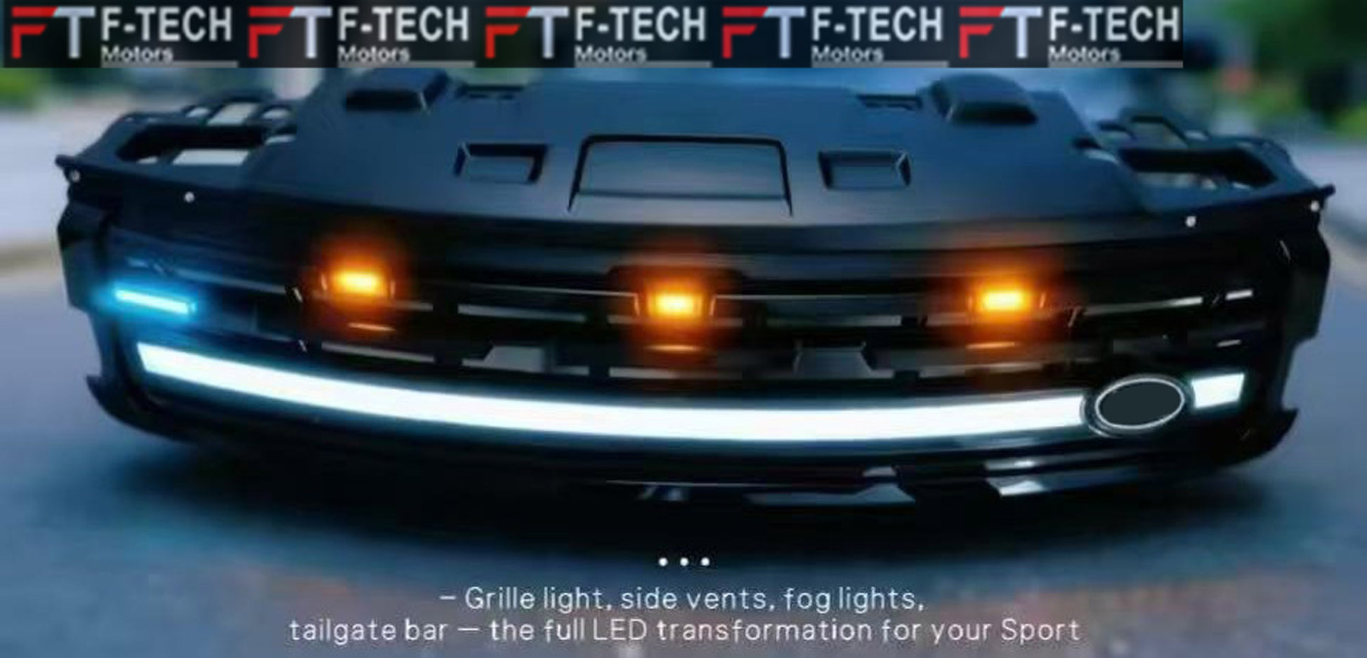 LED Illuminated Front Grille Fender Trims Tail Lights Accessories For Range Rover Sport L461 2023+