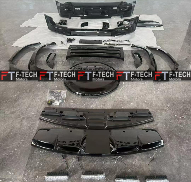 Gloss Black Body Kit For Land Rover Defender L663 110 2020+ LM
