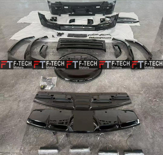 Gloss Black Body Kit For Land Rover Defender L663 110 2020+ LM