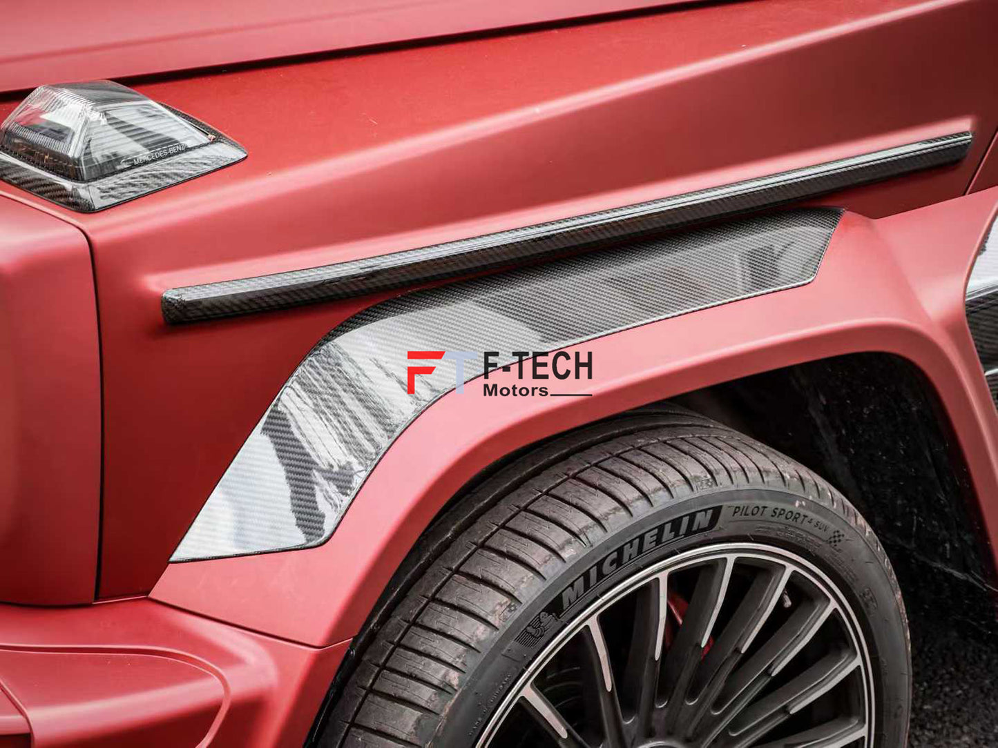 Dry Carbon Fiber Fender Arch Covers For Mercedes Benz G Class W465 W464 G800 2019+