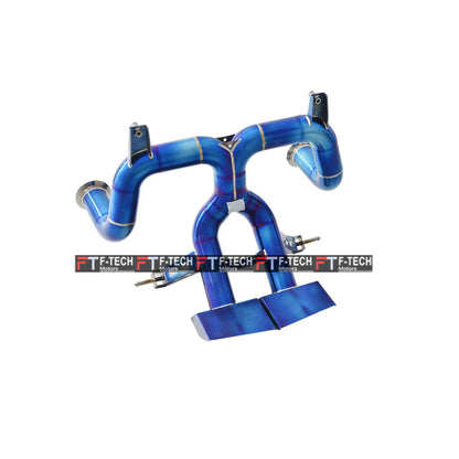 Titanium X Pipe Exhaust System Catback For Lamborghini Aventador LP700 2011 - 2016